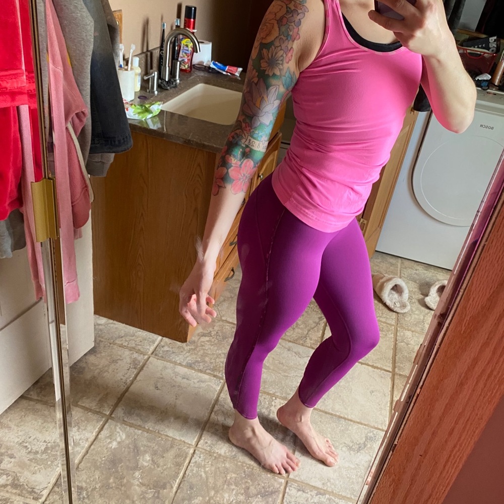 Lulu leggings, Headband, & racerback included